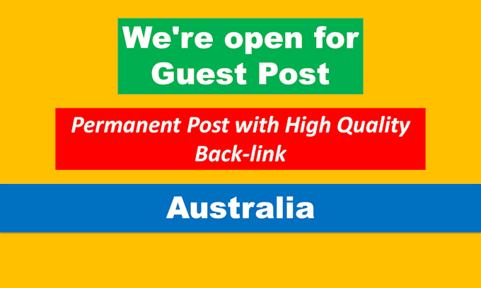 write and publish guest post on au domain with df link