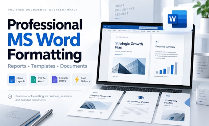 format microsoft word documents professionally