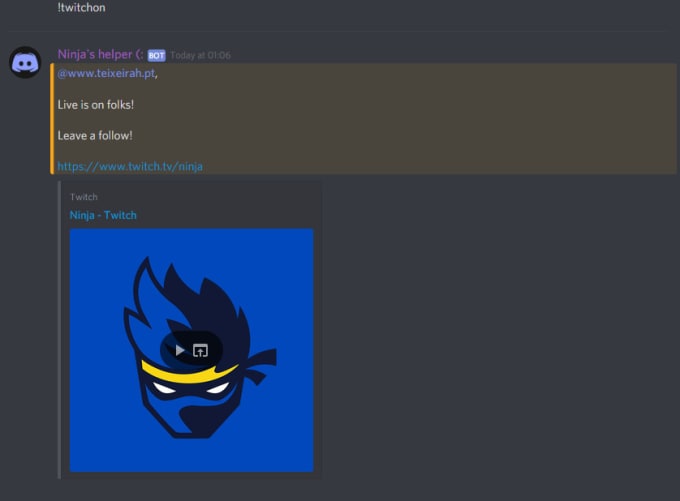 make a discord chatbot that responds to