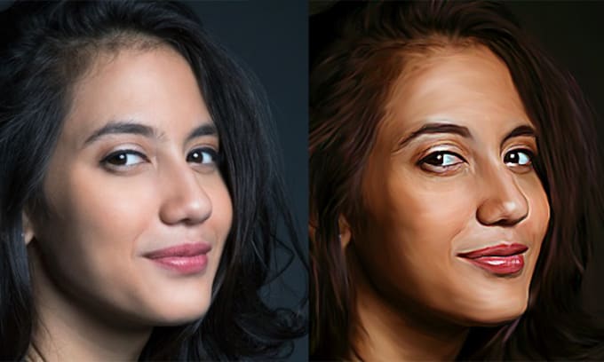 Do Your Face To Be Like Painting With Photoshop By Dennywirawan