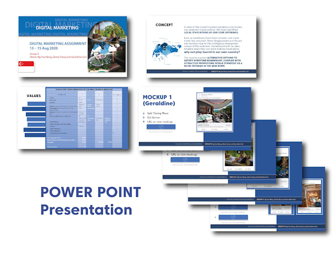 design modern original power point presentation
