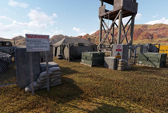 create an awesome 3d models, environment  for you
