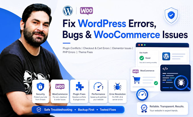 fix wordpress errors, bugs, and woocommerce issues