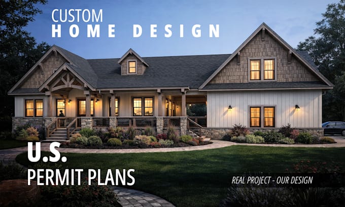 design US custom homes and permit ready plans