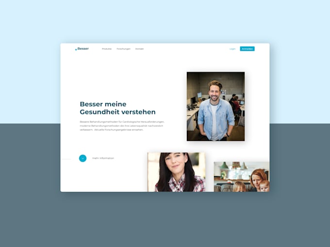 Design a static modern website in html and css by Sofiajacobs | Fiverr