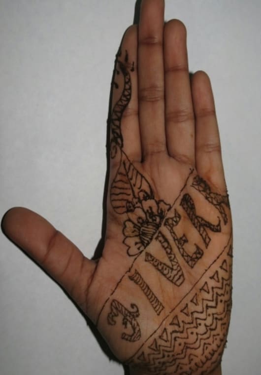 New New New😍😍😍😍 Simple mehndi tattoo... - Keval Amit Gohel | Facebook