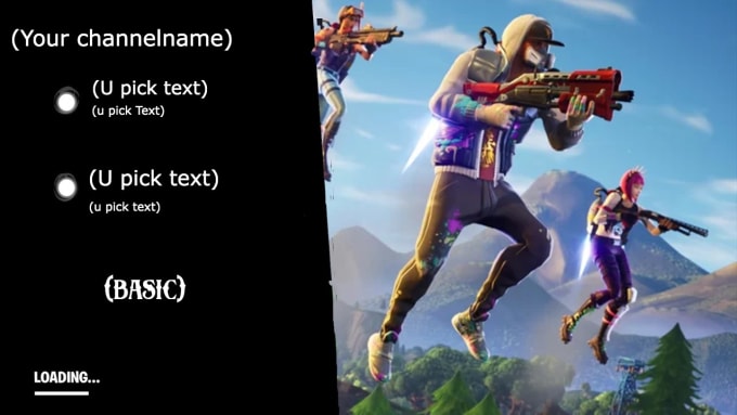 Do A Fortnite Custom Loading Screen By Zeus25