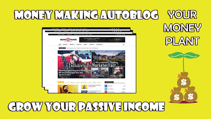 install auto blog on wordpress with daily update for adsense