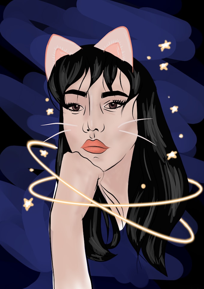 Make an original piece of art for you by Cristelleval Fiverr