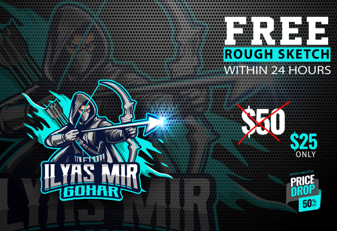 design unique mascot logo for sports, twitch, gaming,esports