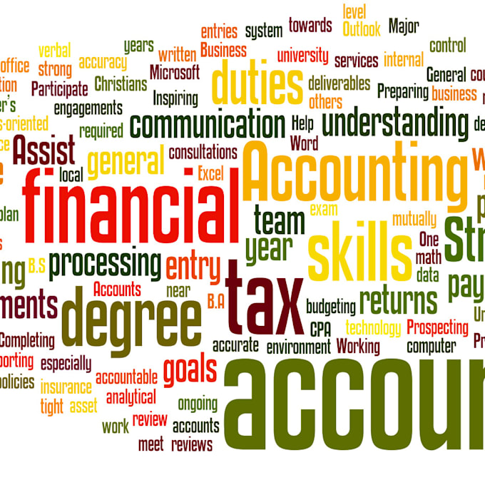 do accounts and financial work