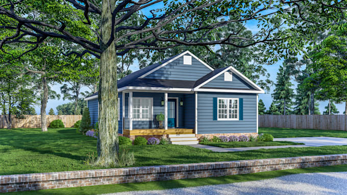 create realistic 3d rendering, architecture, interior and exterior design