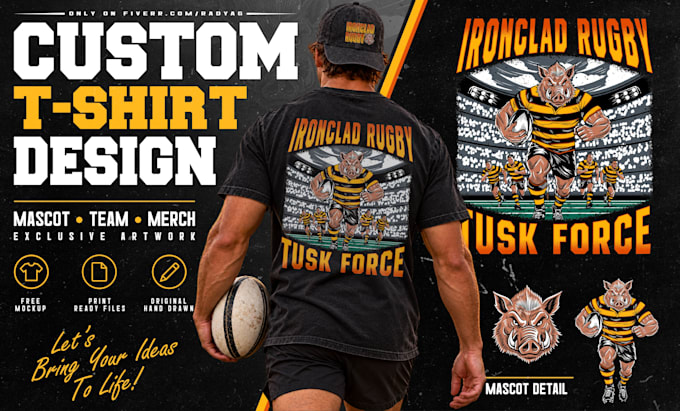 create streetwear graphic t shirt design for your clothing brand