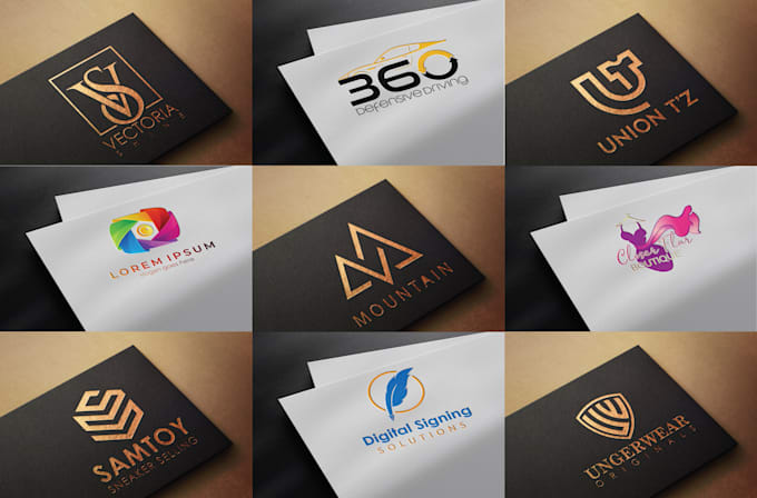 Design Modern Minimalist Luxury Initial Letter Business Logo Design