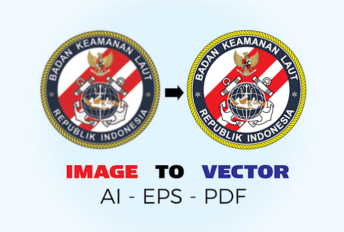do image to vector, ai, eps, pdf within 6 hours