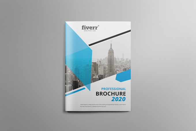 design clean brochure, company profile, proposal, catalog