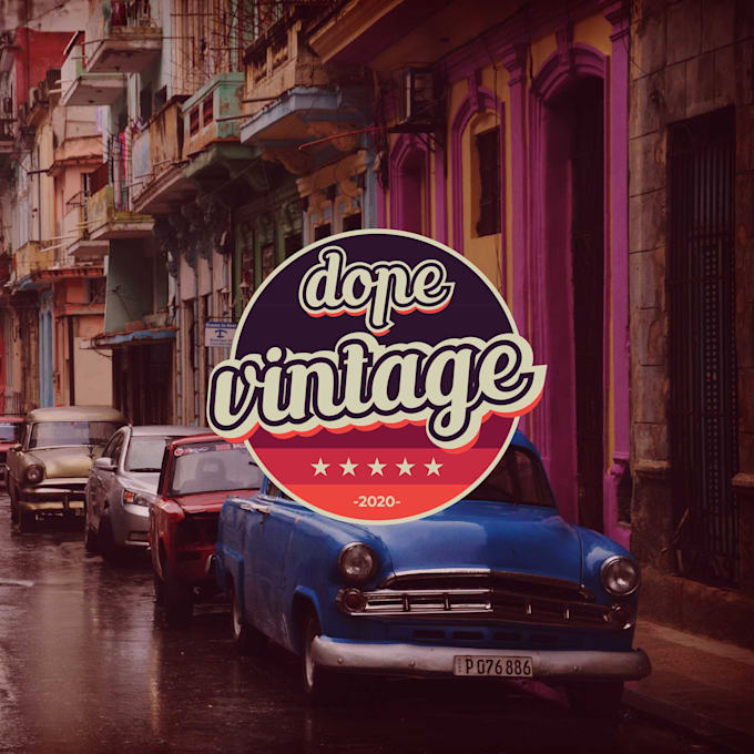 design a vintage logo