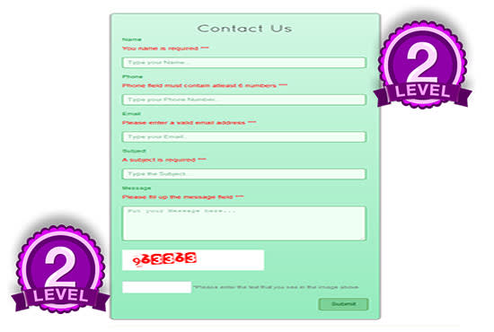 Add php form with captcha and validation to your website by Coderweb ...
