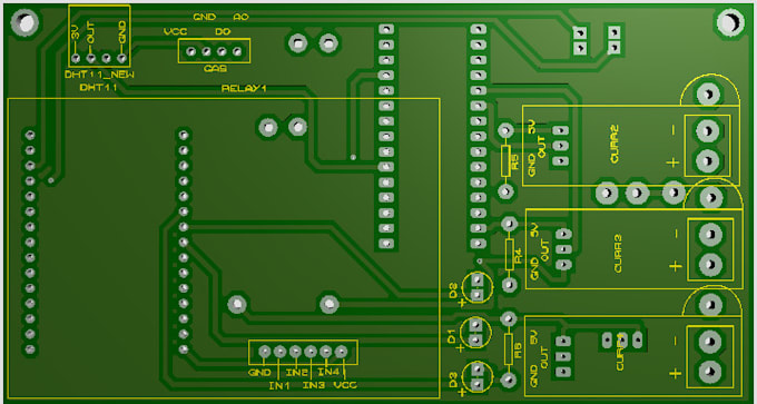 do pcb designing, pcb 3d modeling, circuit making
