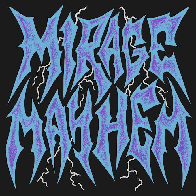 draw custom hardcore logo