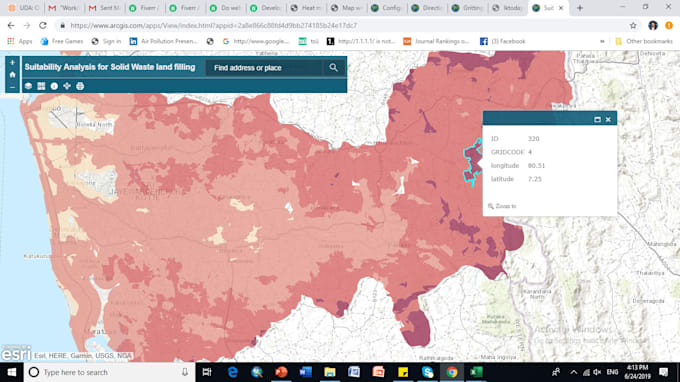 do web gis development and map production