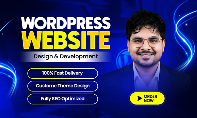 build a professional wordpress website or landing page