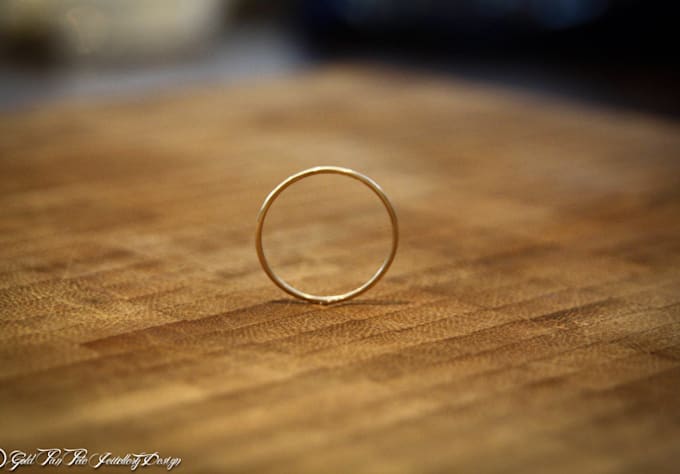 make you a sterling silver stacking thin ring