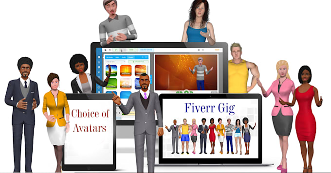 Create A 3d Avatar Spokesperson Video By Glamalt1