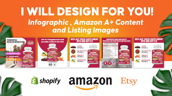 design a high quality amazon product listing images