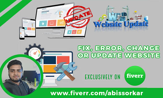 update or fix your wordpress website