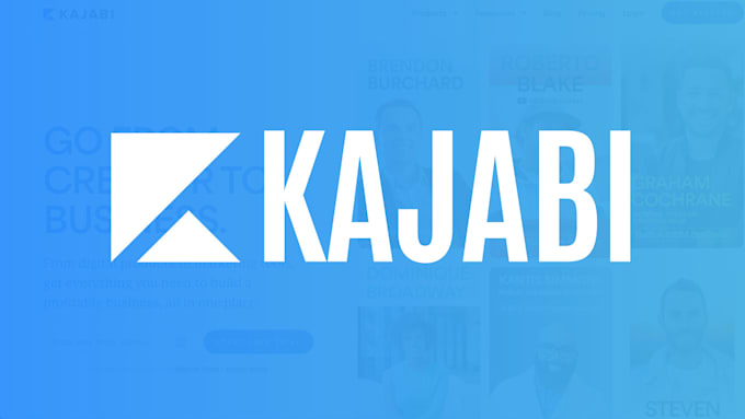 do anything on kajabi fix code design website landing pages membership build app