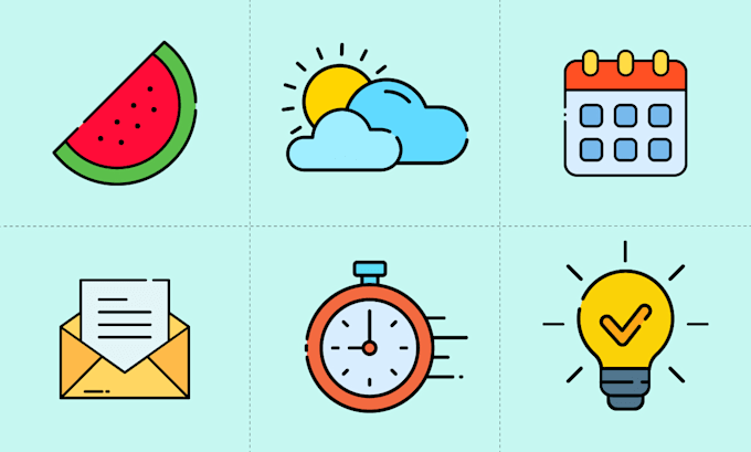 design awesome flat icon or web icon