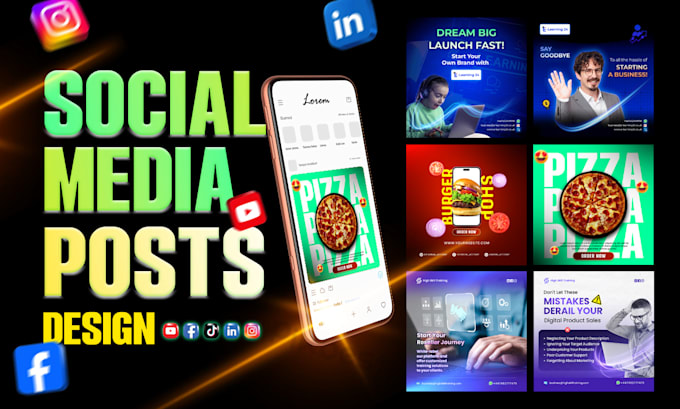 design social media facebook instagram linkedin ads