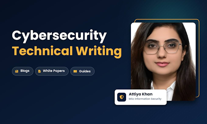 write cybersecurity technical content, blogs, white papers