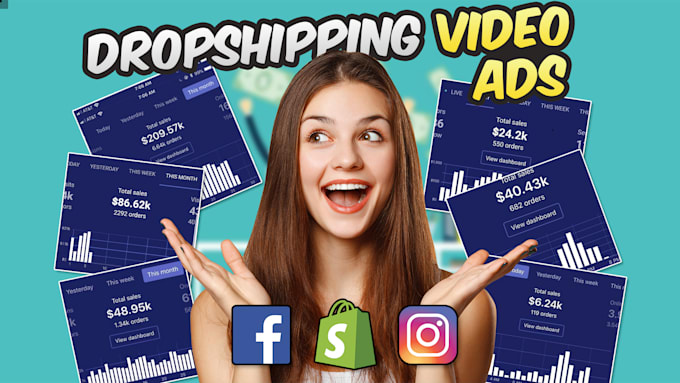 make converting dropshipping video ads for facebook and tiktok