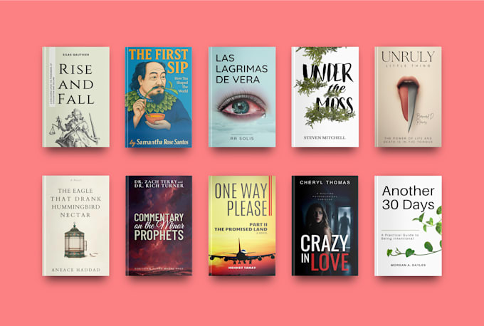 do a professional book cover design