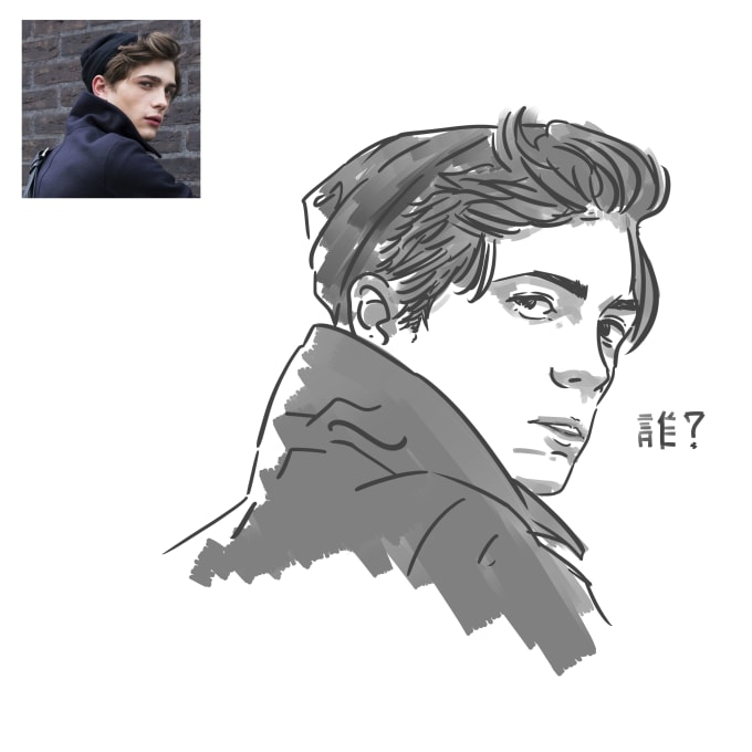 Draw Man On Rough Portrait Style Based On Your Photo By Taufany A Cheer them up with a new and amazing gift <3 <3 just choose the right size and type for you (charcoal or lead) and we will draw you a portrait at a. draw man on rough portrait style based