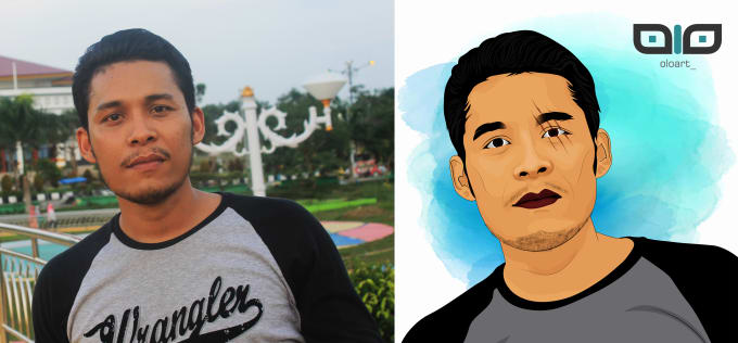 Change Photos Into Vector Or Cartoon Form By Oloart Fiverr