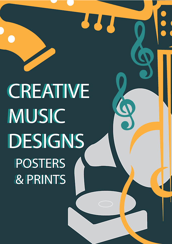 create a unique and top quality poster for your project