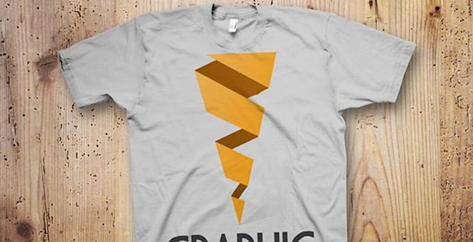 make tshirt mock ups with provided logo  design