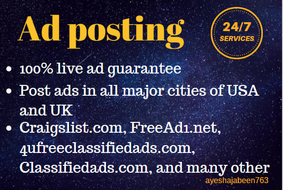 post ads on gumtree, free classified ads posting websites USA, UK and worldwide
