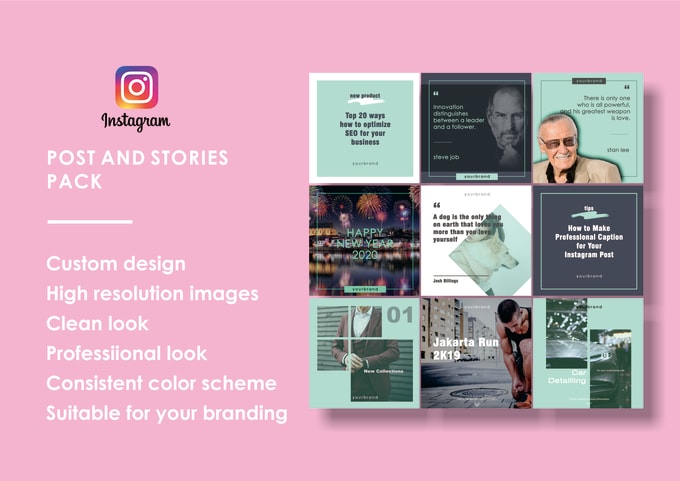 Design your conceptual instagram post and stories by Hedri2705 | Fiverr