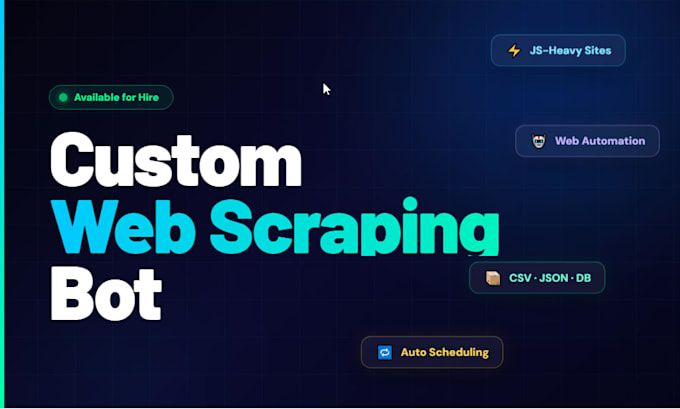 provide automation web scraping bot in python