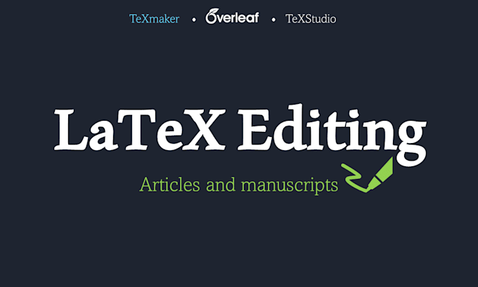 typeset your scientific paper into latex