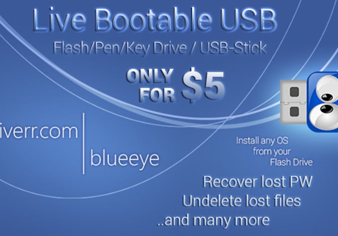 make a Live bootable usb flash/pen/key/thumb drive