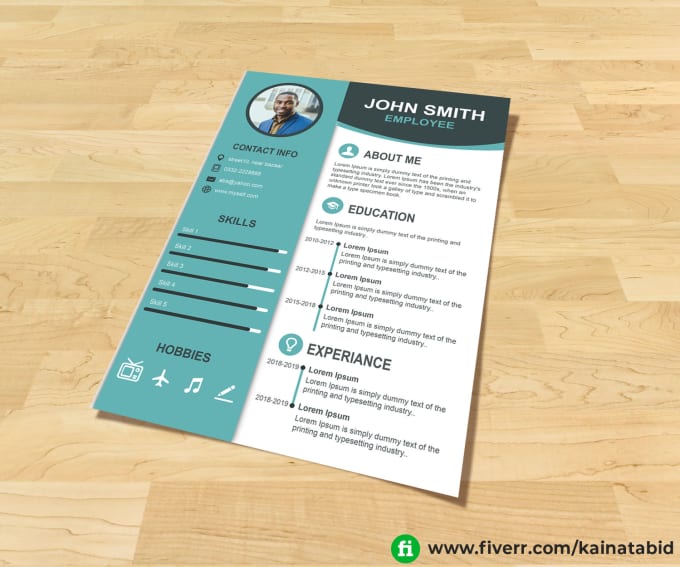 Design Resume Cv And Cover Letter By Kainatabid