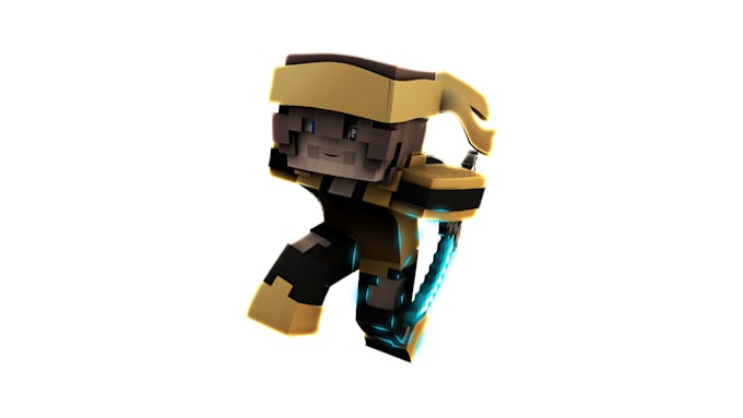 Make 3 Minecraft 3d Figures With Your Own Skin By Sadikeunfoy Fiverr