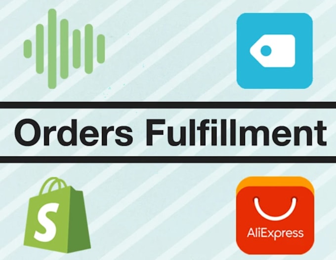 do order processing of shopify aliexpress orders and email support