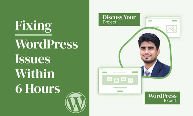 fix any wordpress issues or errors within 6 hours