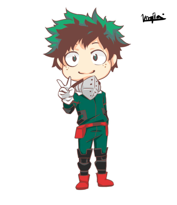 Designing Chibi Anime Character By Virgiavelavia